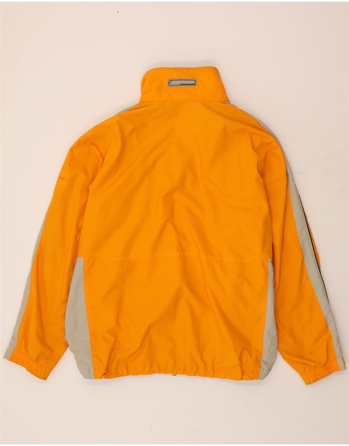 Columbia Herre Windbreaker Jacket UK 40 Large Orange Colourblock Nylon