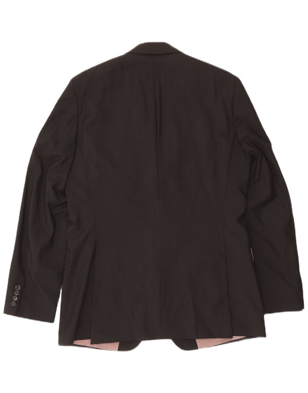 Hugo Boss Herre 2-knaps blazerjakke str. 102 Stor sort uld