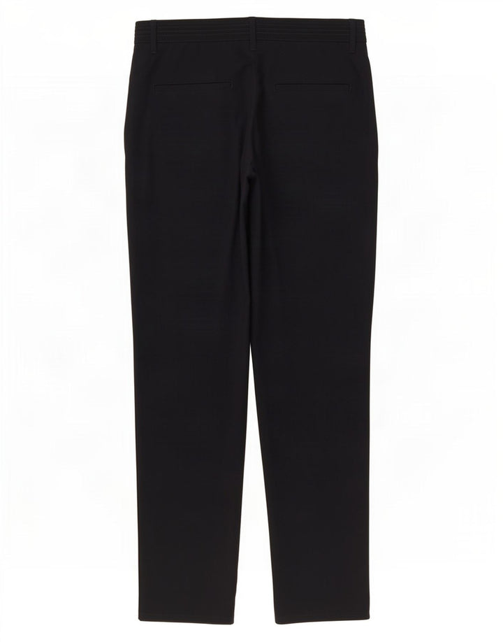 Zara Dame Slim Chino Bukser Large W34 L29 Navy Blue Polyester