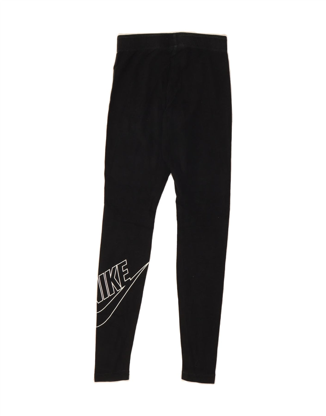 NIKE Womens Graphic Leggings UK 4 XS  Black Vintage Nike and Second-Hand Nike from Messina Hembry 