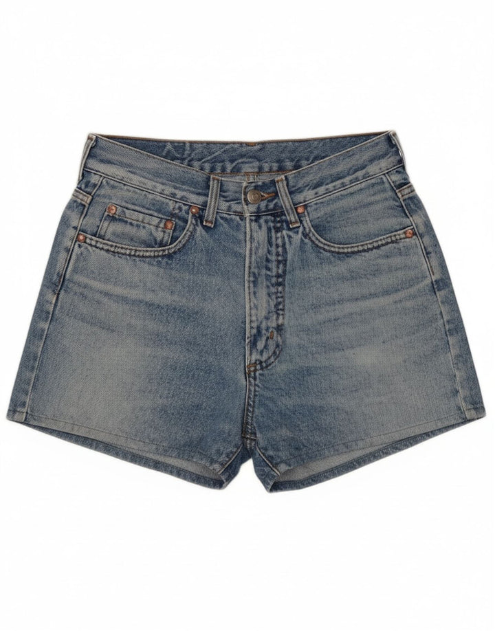 Carrera Dame højtaljede denimshorts IT 44 Medium W26 Blå Bomuld