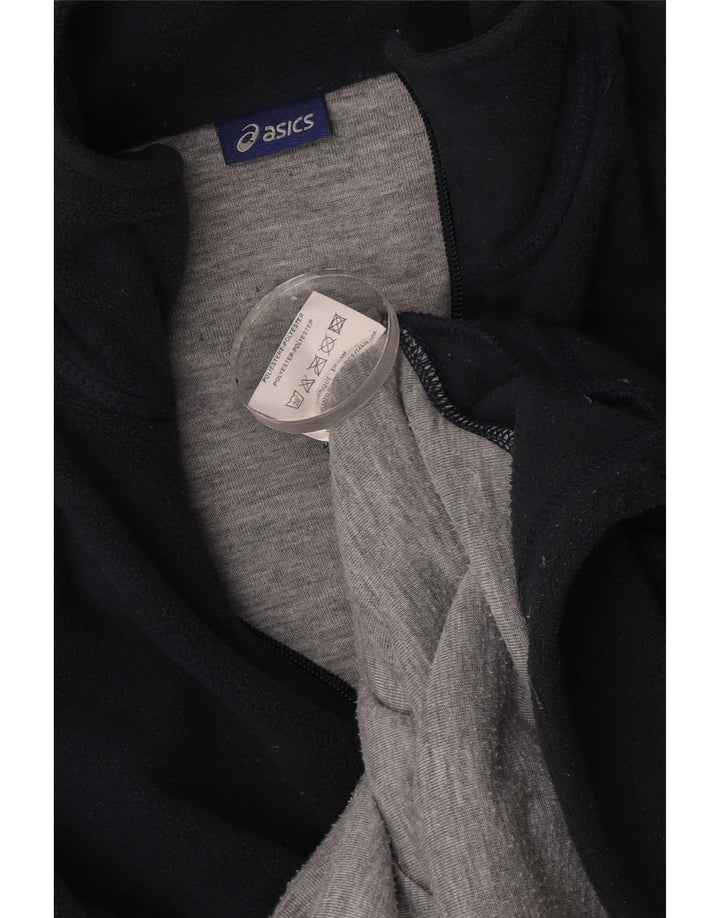 Asics drenge fleecejakke 11-12 år marineblå polyester