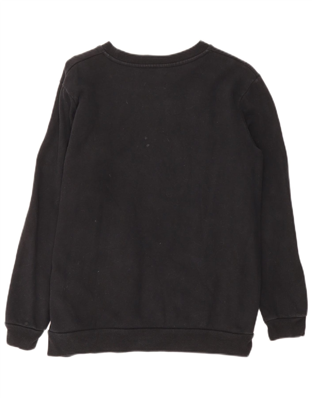 Calvin Klein Jeans Dame Grafisk Sweatshirt Jumper UK 12 Medium Sort