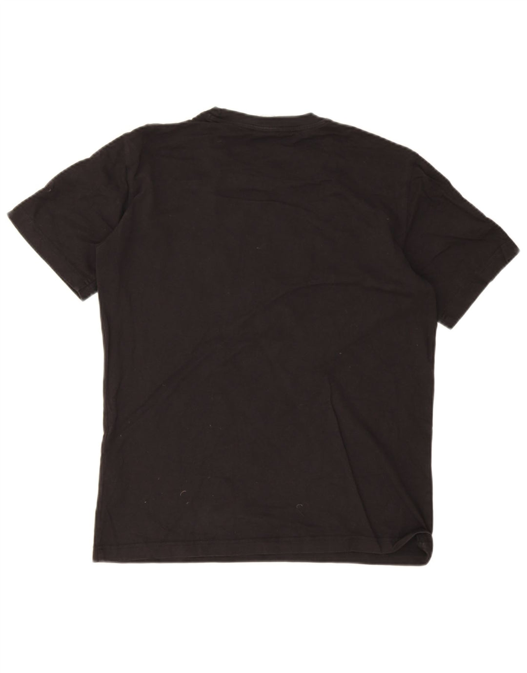 Champion Herre Harvard Grafisk T-Shirt Top Medium Sort Bomuld