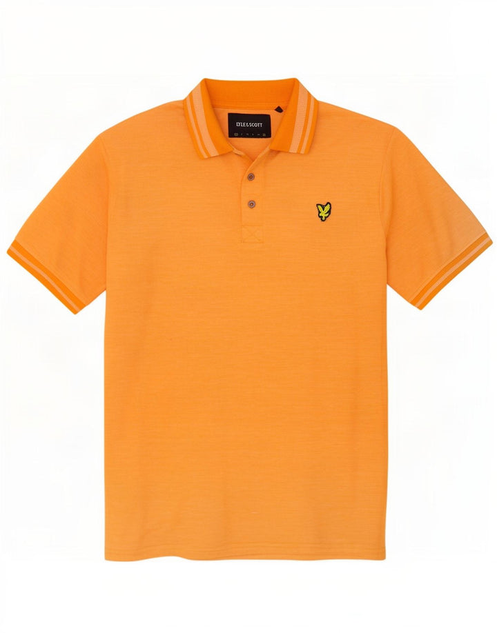 Lyle & Scott herre poloshirt 2XL orange bomuld