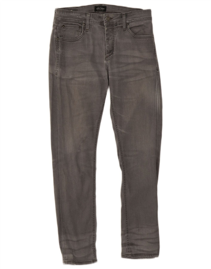 Jack & Jones Herre Slim Jeans W32 L30 Grå Bomuld