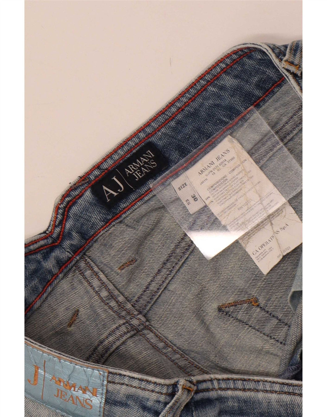 Armani Dame Skinny Jeans W30 L32 Blå Bomuld
