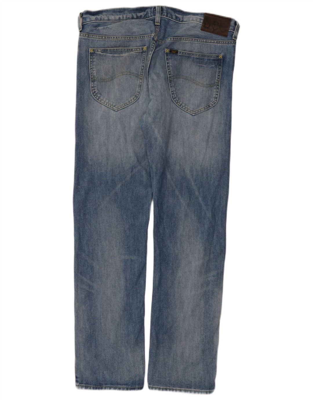 Lee Mens Daren Straight Jeans W34 L32 Blå Bomuld