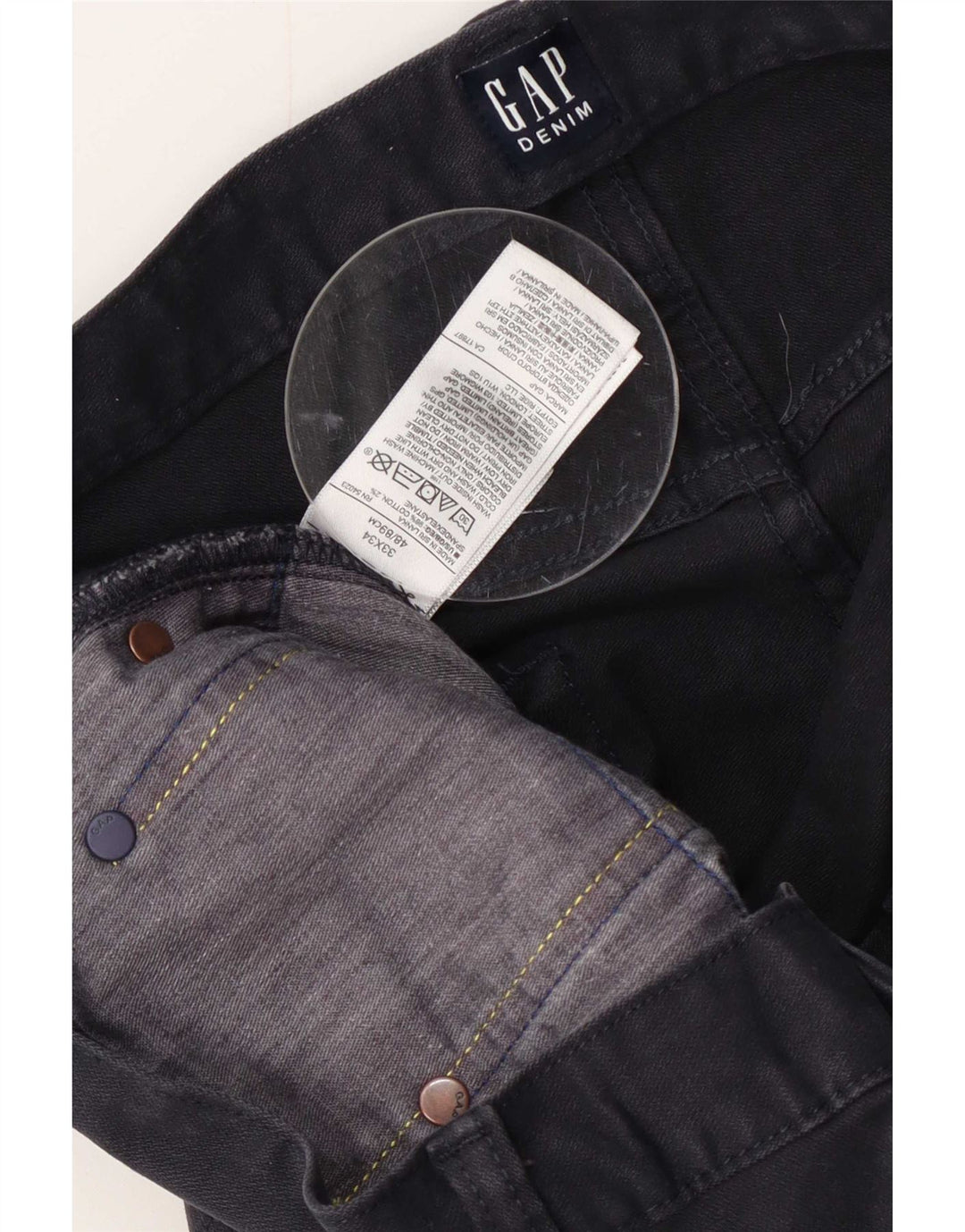 Gap Herre Slim Jeans W33 L34 Marineblå Bomuld