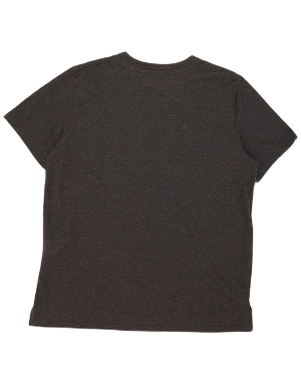 Nike Herre Dri Fit T-Shirt Top XL Grå Polyester