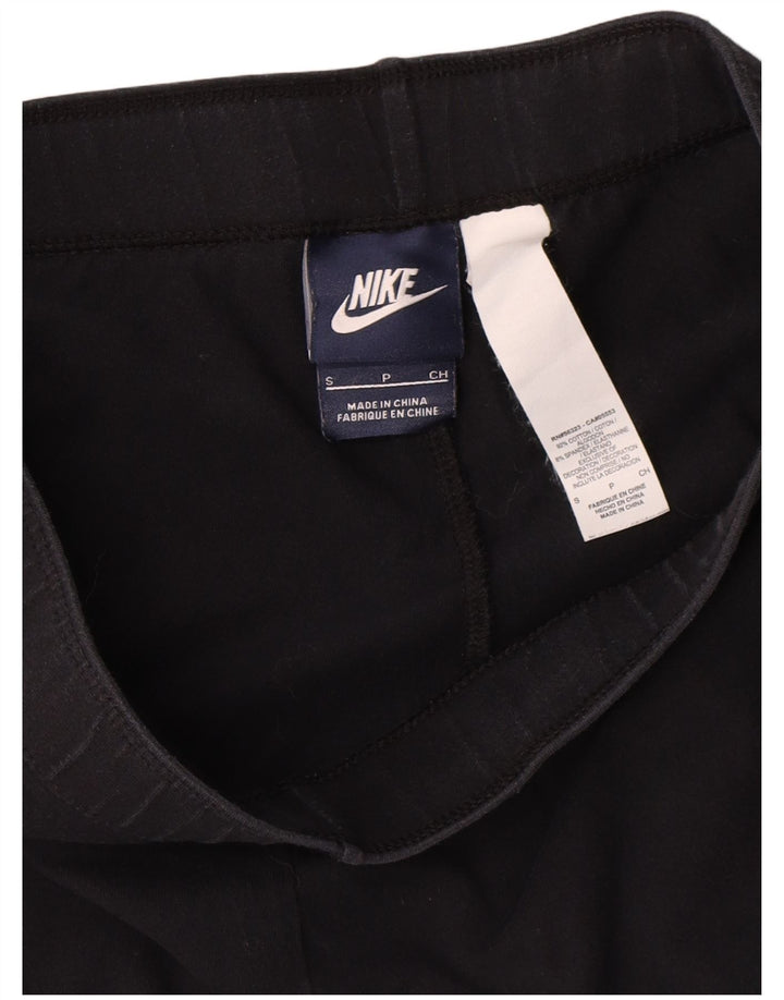 Nike Dame Grafiske Capri Leggings UK 8 Small Black Bomuld