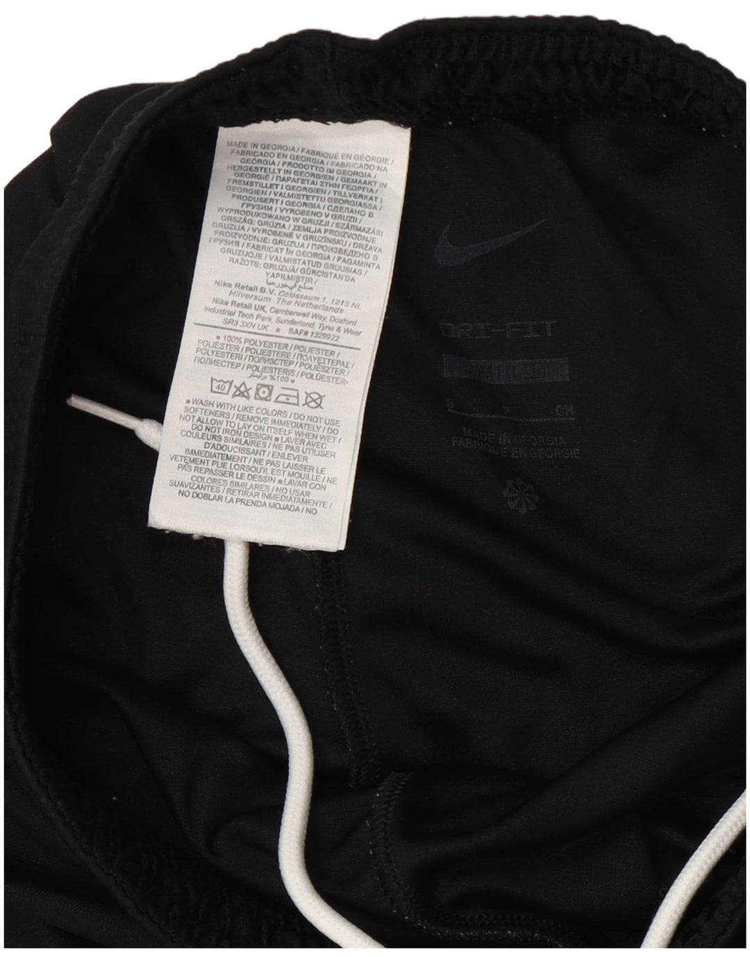Nike Herre Dri Fit Slim Sportshorts Små sorte polyester