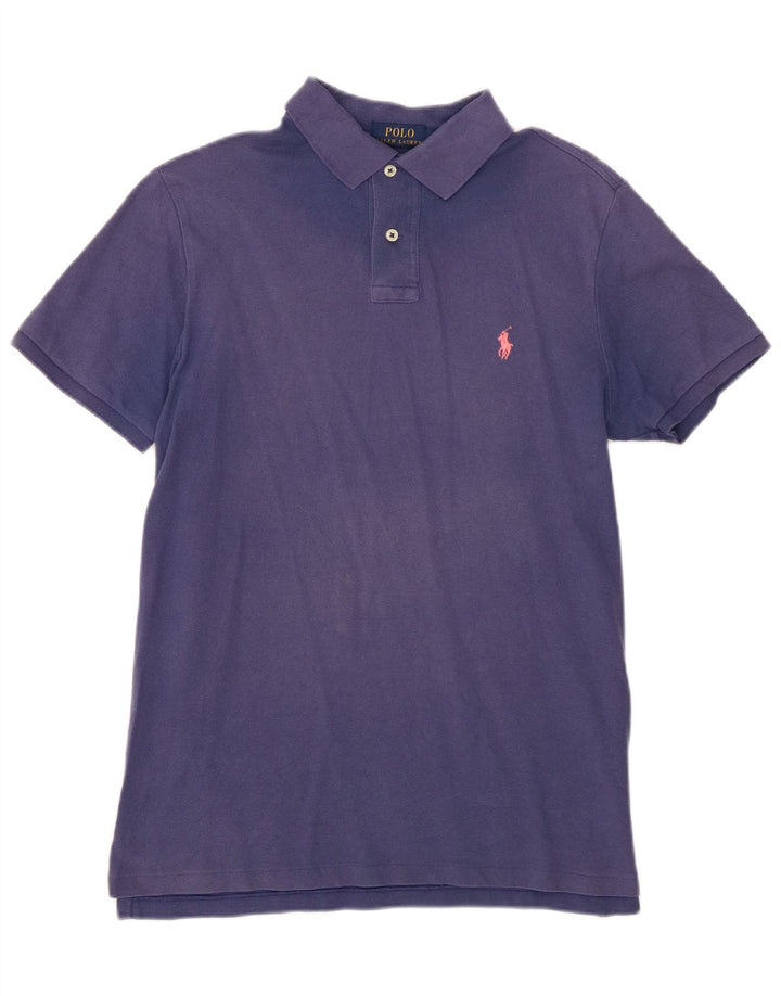 Polo Ralph Lauren Herre Custom Slim Fit Polo Shirt Medium Blue