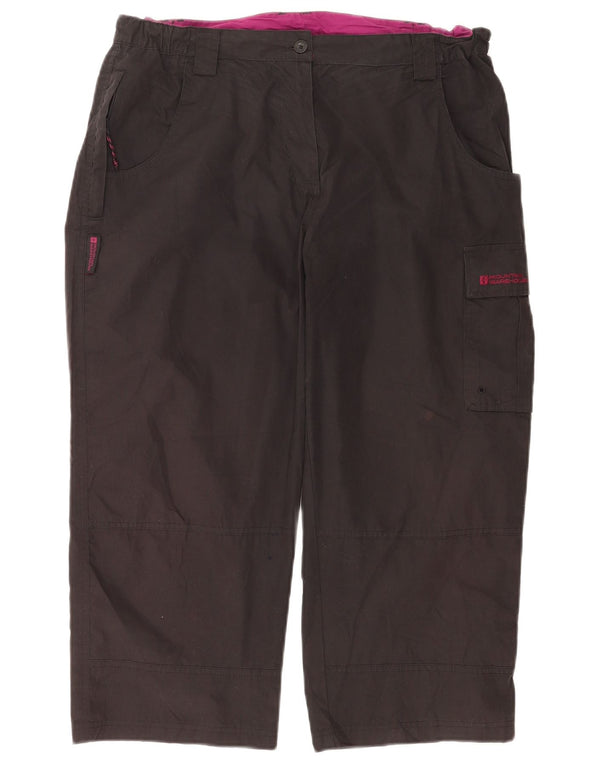 Mountain Warehouse Dame Cargo Capri Bukser UK 14 Large W34 L22 Sort