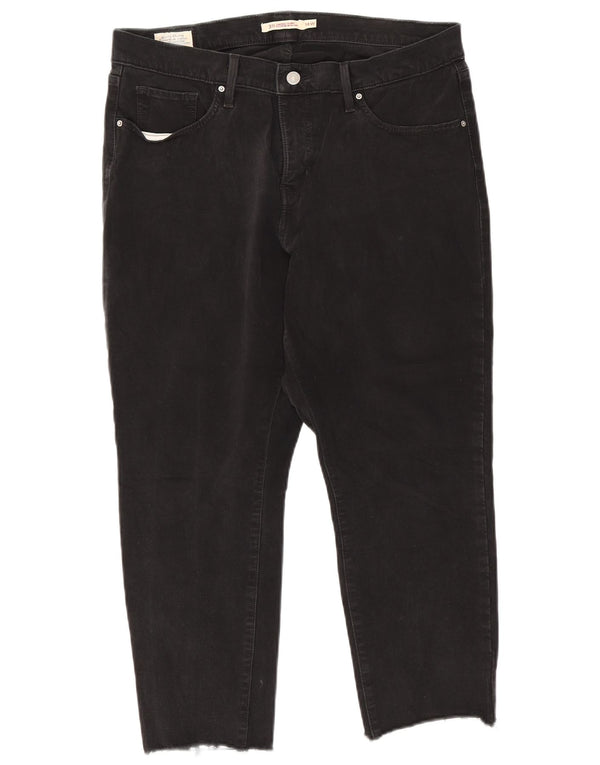 Levi's Dame 311 Skinny Jeans US 14 XL W34 L24 sort bomuld