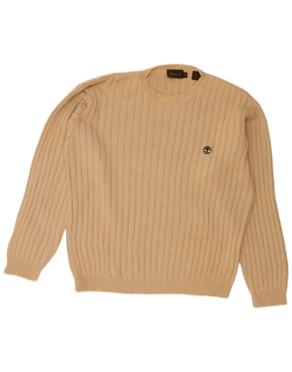 Timberland Herre trøjetrøje med rund hals mellem beige bomuld