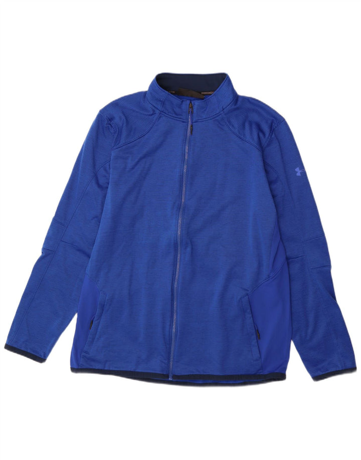 UNDER ARMOUR Herre Cold Gear Træningsdragt Topjakke UK 42 XL Blå Polyester
