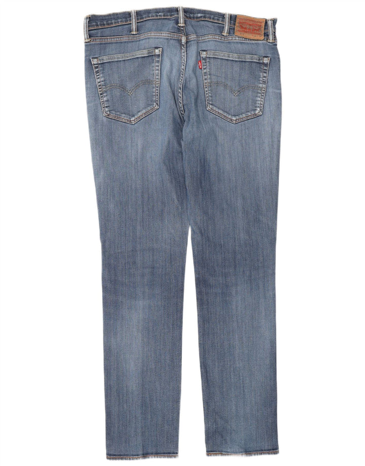 Levi's Herre 511 Slim Jeans W38 L34 Blå Bomuld