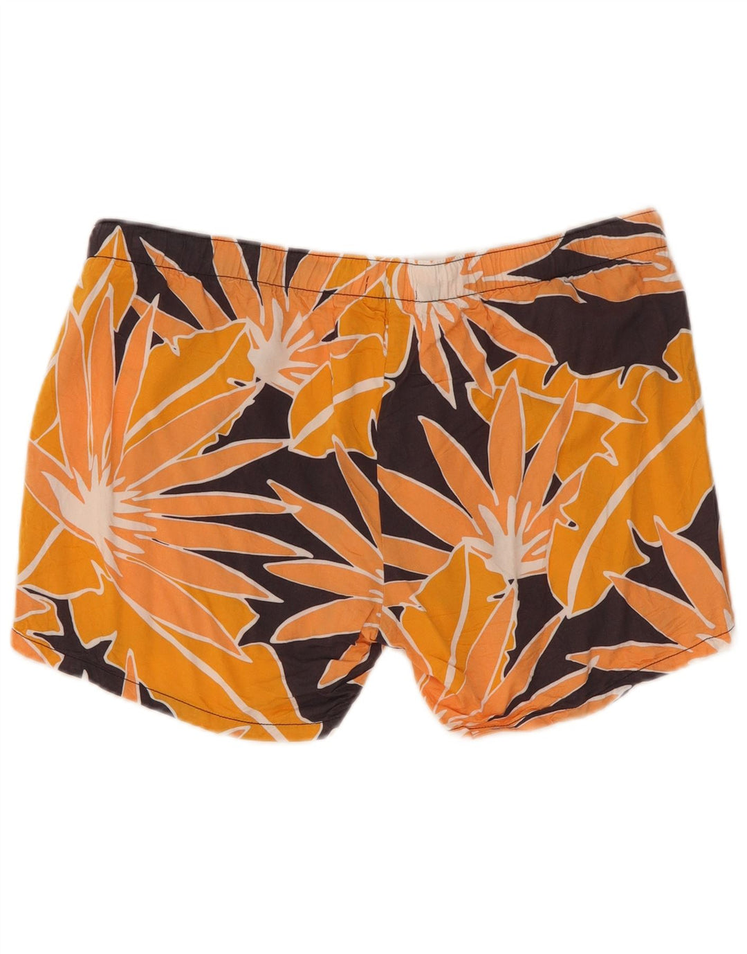 Gap Kvinders afslappede gravidshorts Medium W32 Orange Floral Viscose