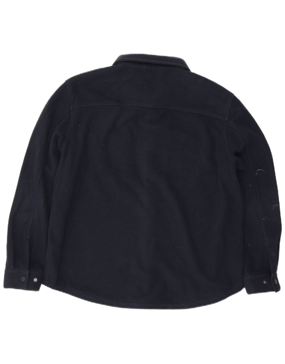 Marks & Spencer Fleeceskjorte til mænd XL marineblå polyester