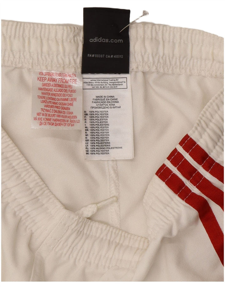 Adidas Boys Climacool Sportsshorts 9-10 År Hvid Polyester