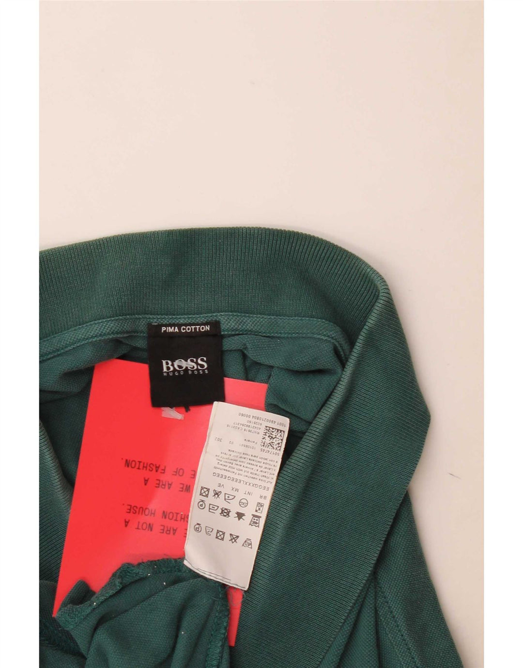 Hugo Boss herre poloshirt 3XL grøn bomuld