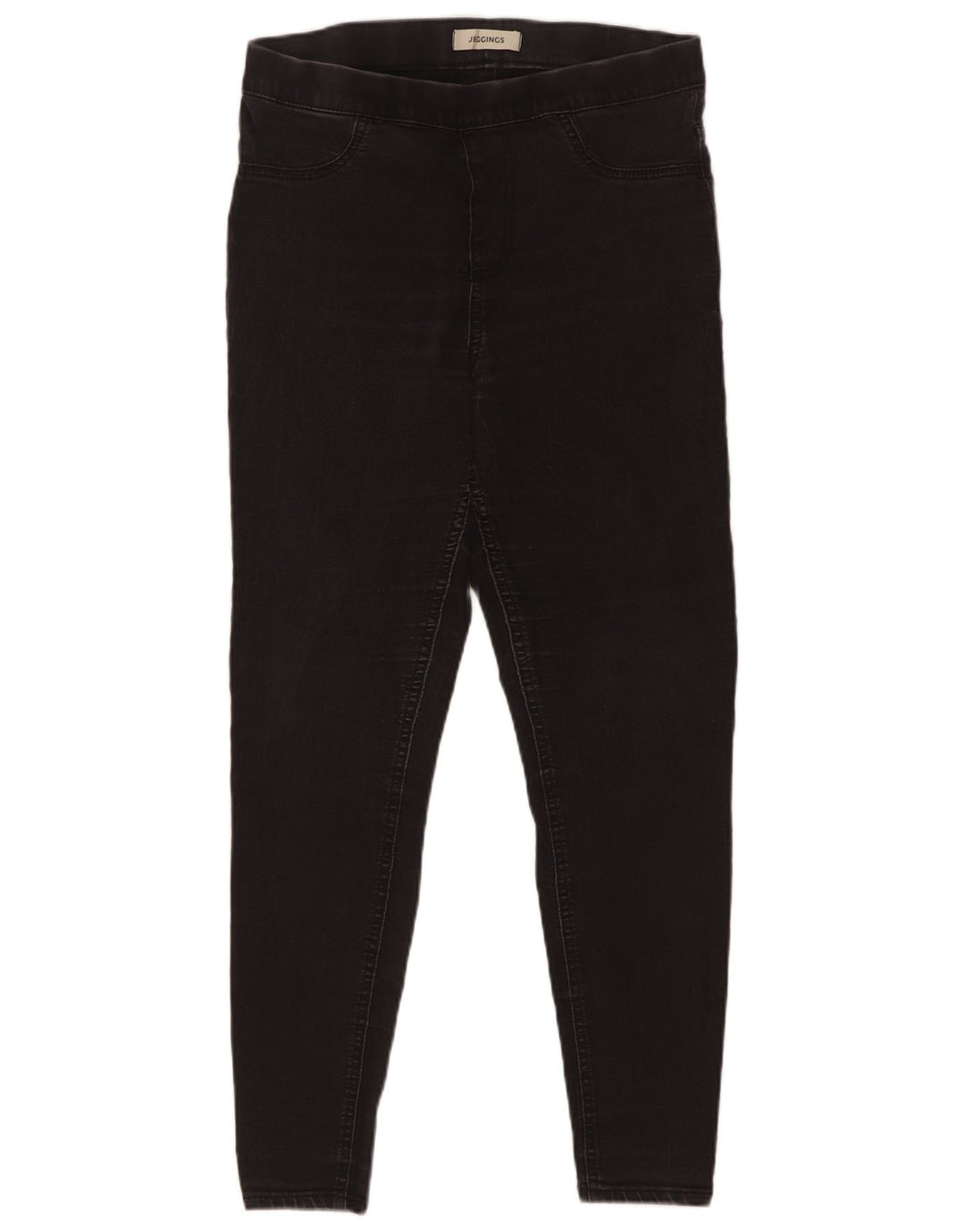 Marks & Spencer Dame Jegging Jeans UK 12 Medium W29 L28 Sort Bomuld