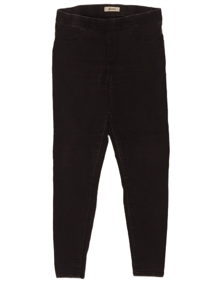 Marks & Spencer Dame Jegging Jeans UK 12 Medium W29 L28 Sort Bomuld