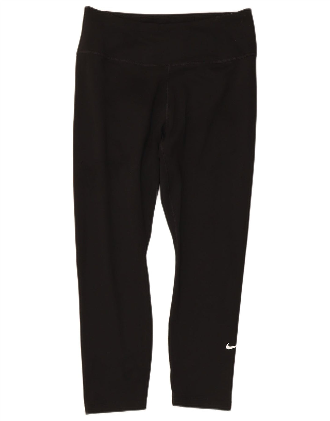 Nike Dame Dri Fit Capri Leggings UK 12 Medium Sort