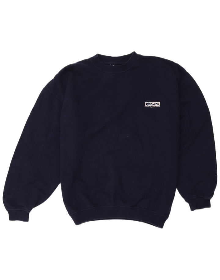 Lotto Herre Sweatshirt Jumper Medium Marineblå Bomuld