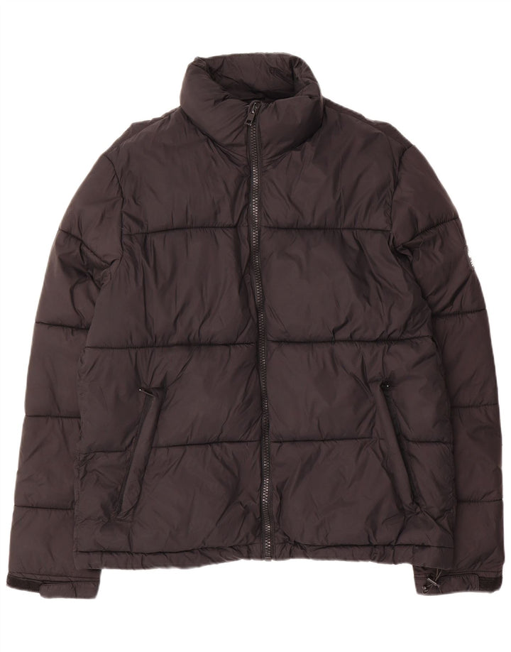 Zara Polstret Herrejakke UK 40 Stor Sort Polyester