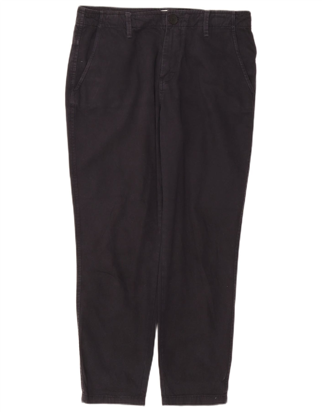 Zara Dame Slim Chino Bukser EU 40 Medium W30 L27 Marineblå