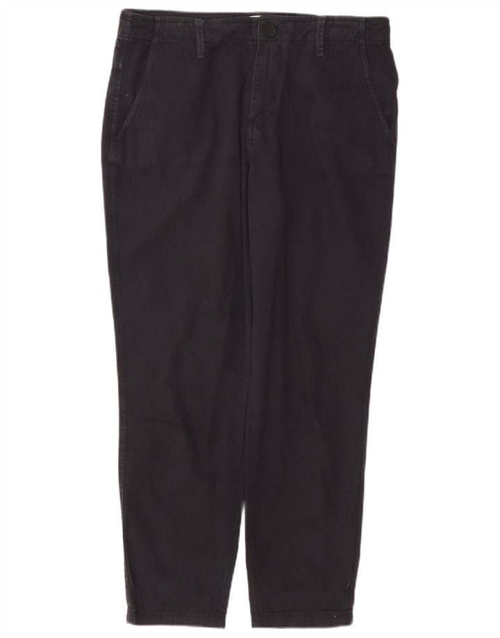 Zara Dame Slim Chino Bukser EU 40 Medium W30 L27 Marineblå
