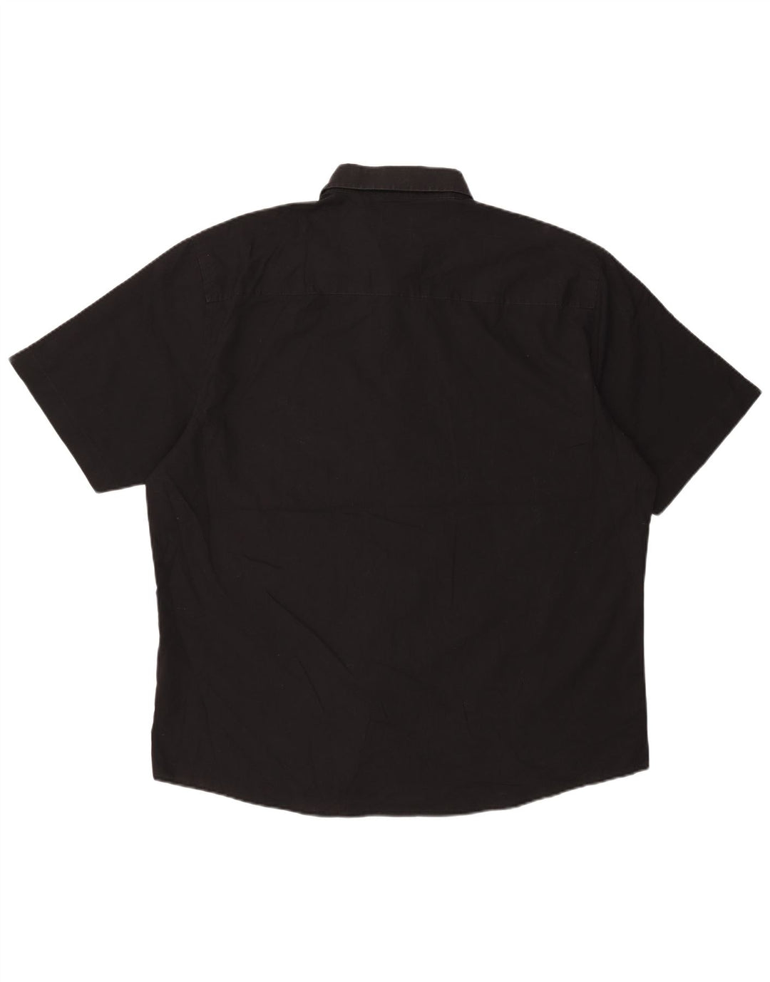 Pierre Cardin Herre kortærmet Regular Fit skjorte 3XL sort polyester