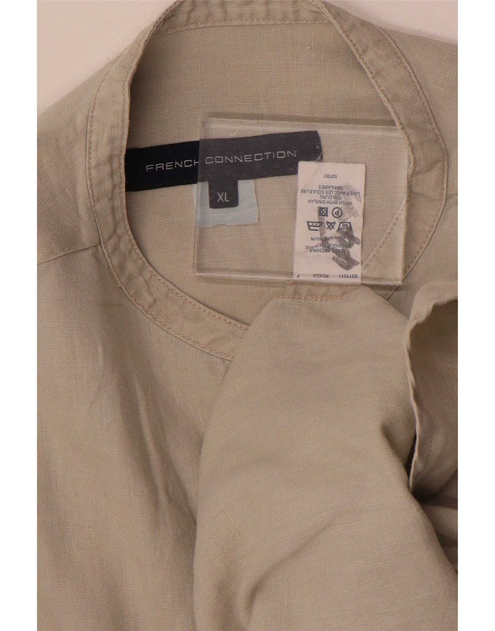 French Connection Herreskjorte XL Beige Linen