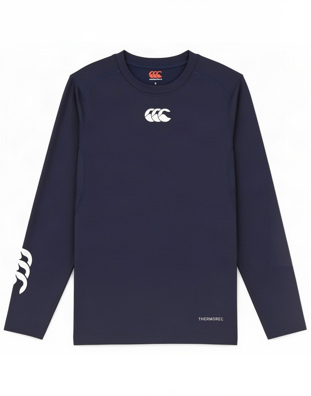Canterbury Herre grafisk top Langærmet lille marineblå polyester