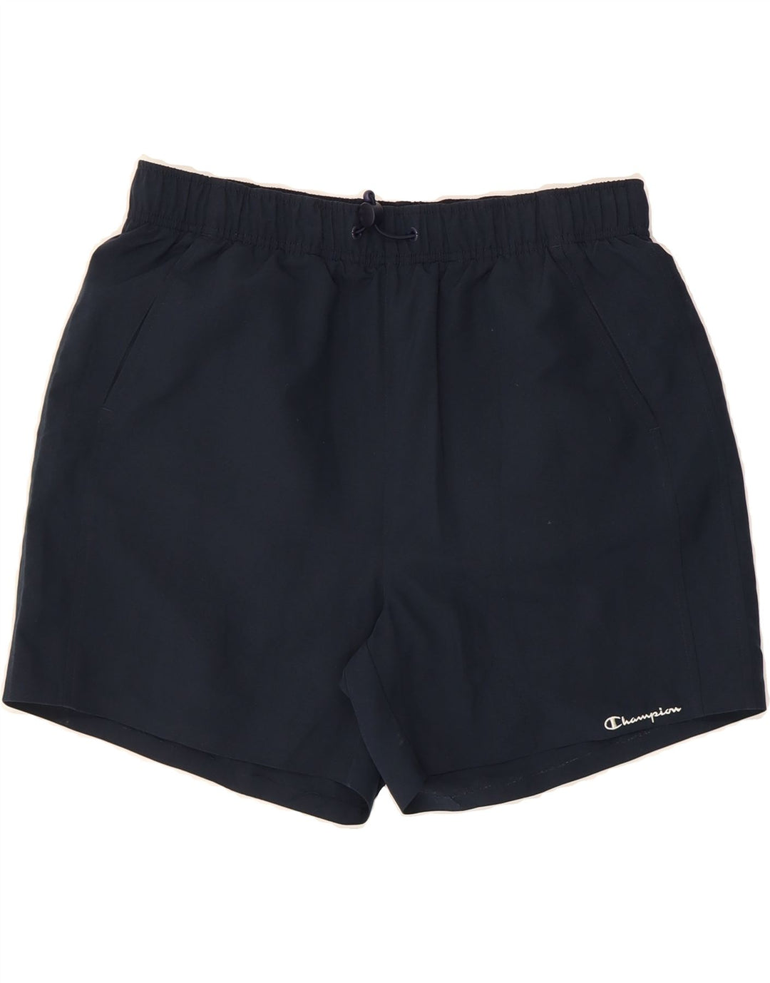 CHAMPION Mens Sport Shorts XL  Navy Blue Polyester Vintage Champion and Second-Hand Champion from Messina Hembry 