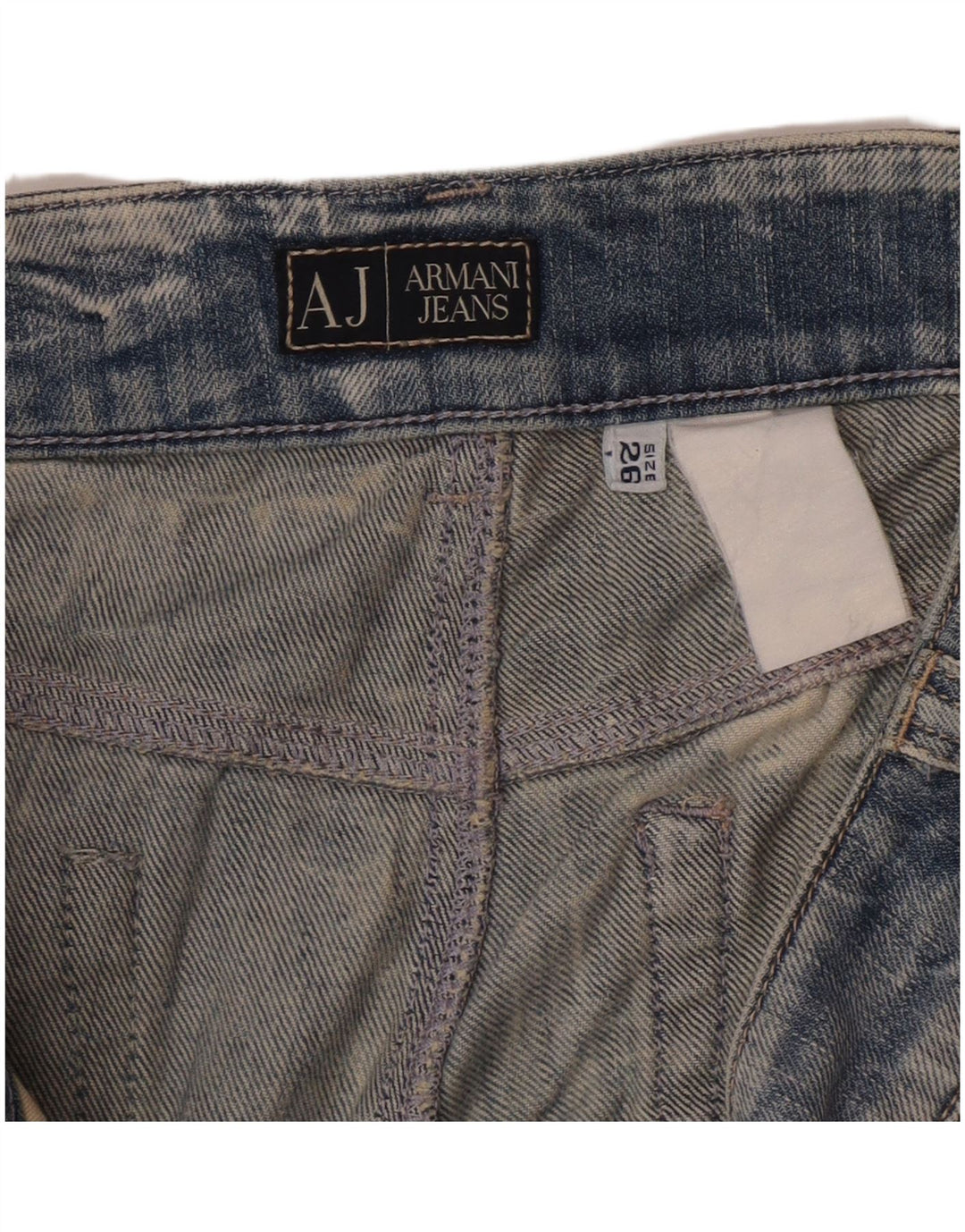 Armani Lige Jeans til kvinder W26 L34 Blå