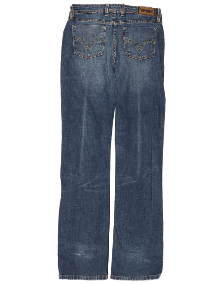 LEVI'S Dame 627 Bootcut Jeans W29 L34 Blå Bomuld