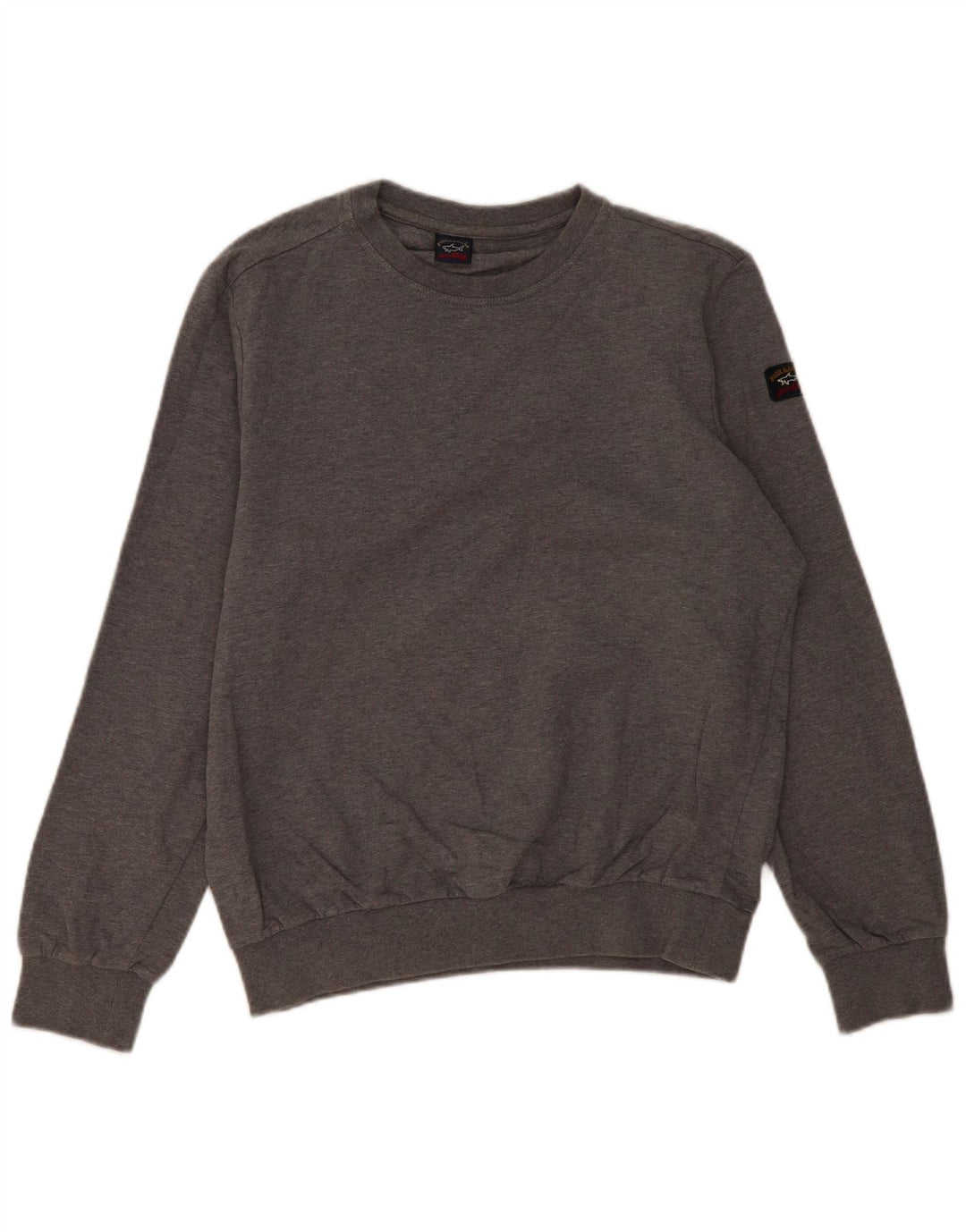 Paul & Shark Sweatshirt til mænd, stor grå flækket bomuld