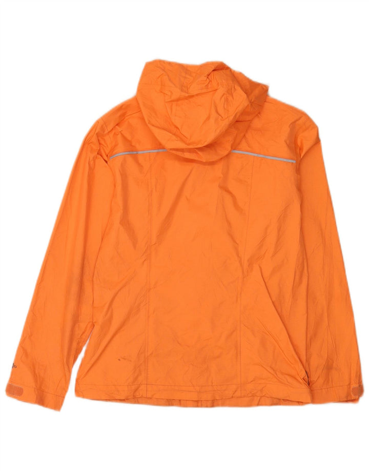 Patagonia drenge regnjakke med hætte 9-10 år orange polyamid