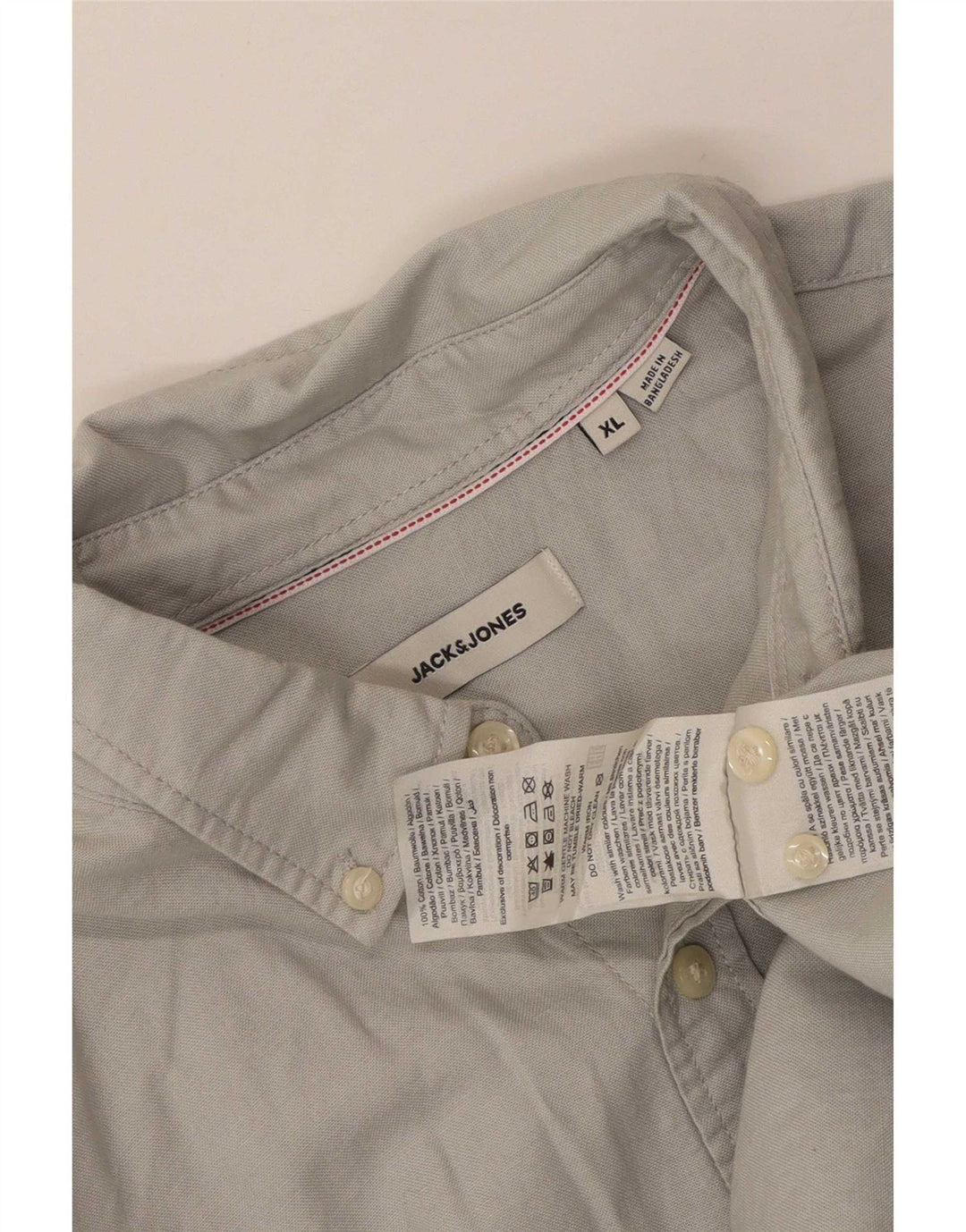 Jack & Jones Herreskjorte XL Grå Bomuld