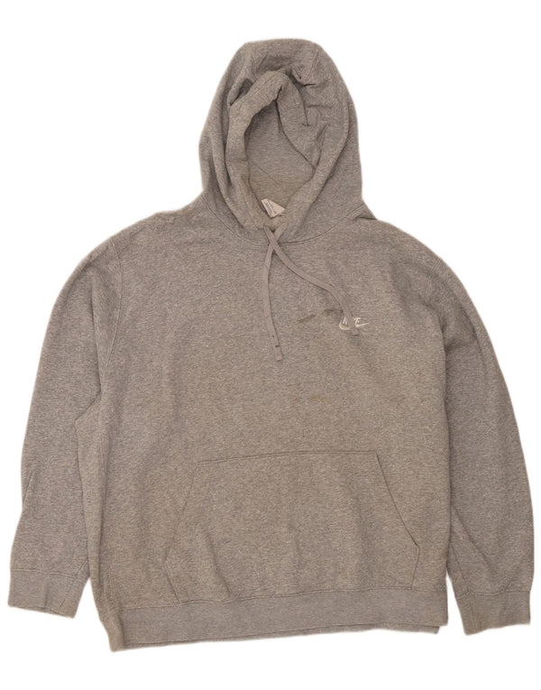 Nike Herre hættetrøje 3XL Grå Flecked Bomuld