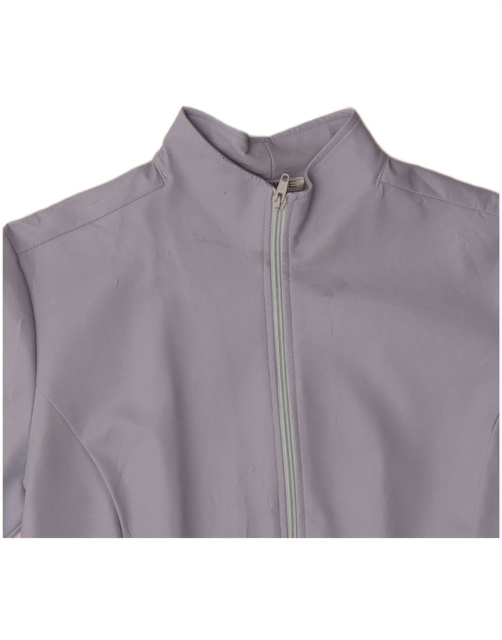 NARACAMICIE Træningsdragt topjakke til kvinder UK 14 Medium Lilla Polyester