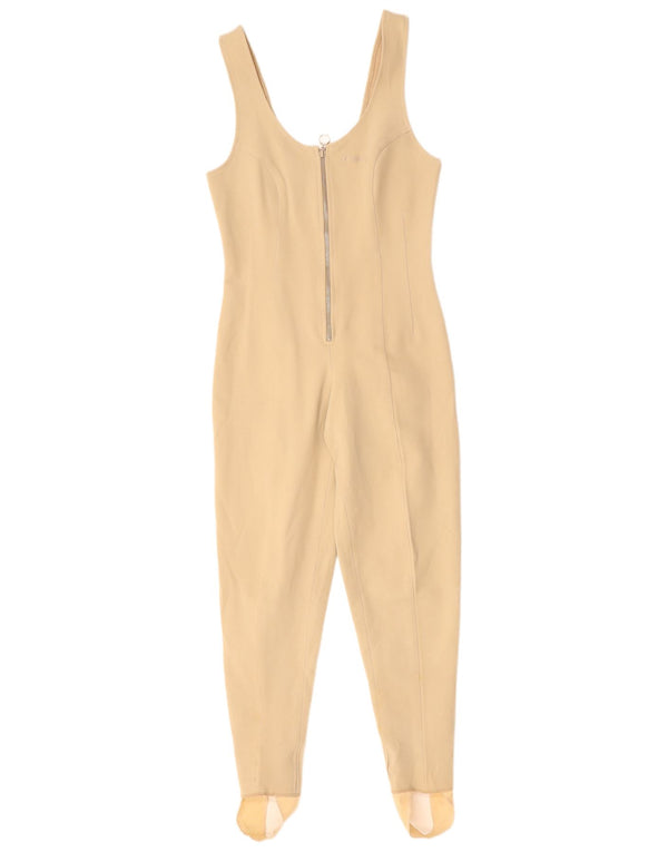 COLMAR Dame Ærmeløs Stigbøjle Jumpsuit IT 42 Medium Beige