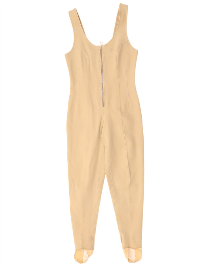 COLMAR Dame Ærmeløs Stigbøjle Jumpsuit IT 42 Medium Beige