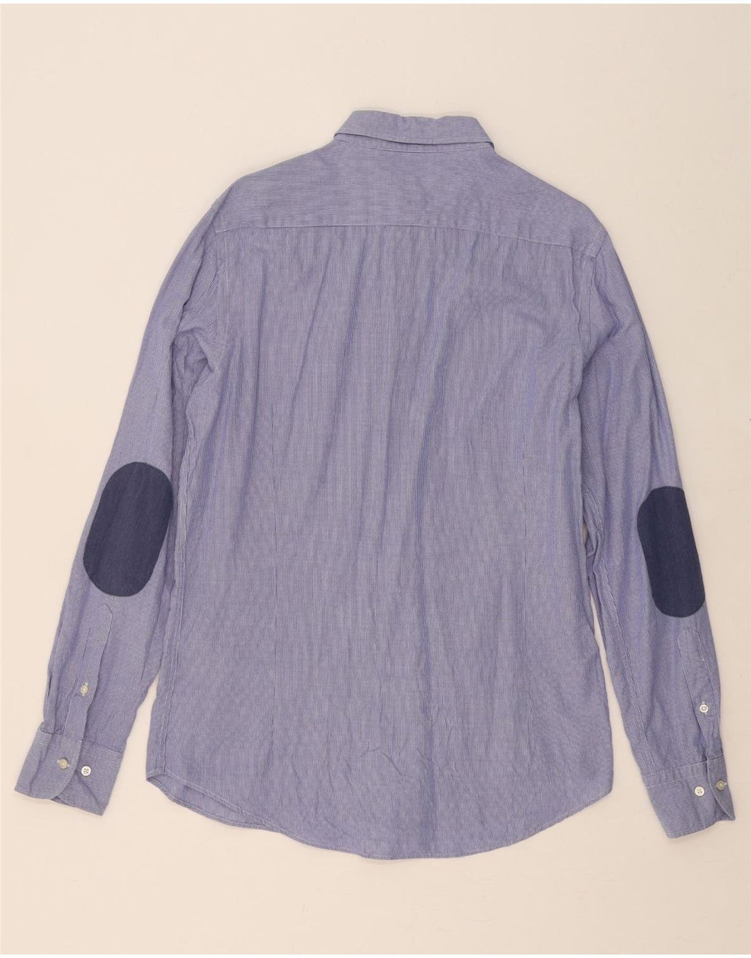 MASSIMO DUTTI Mens Shirt Medium Blue Cotton Vintage Massimo Dutti and Second-Hand Massimo Dutti from Messina Hembry 