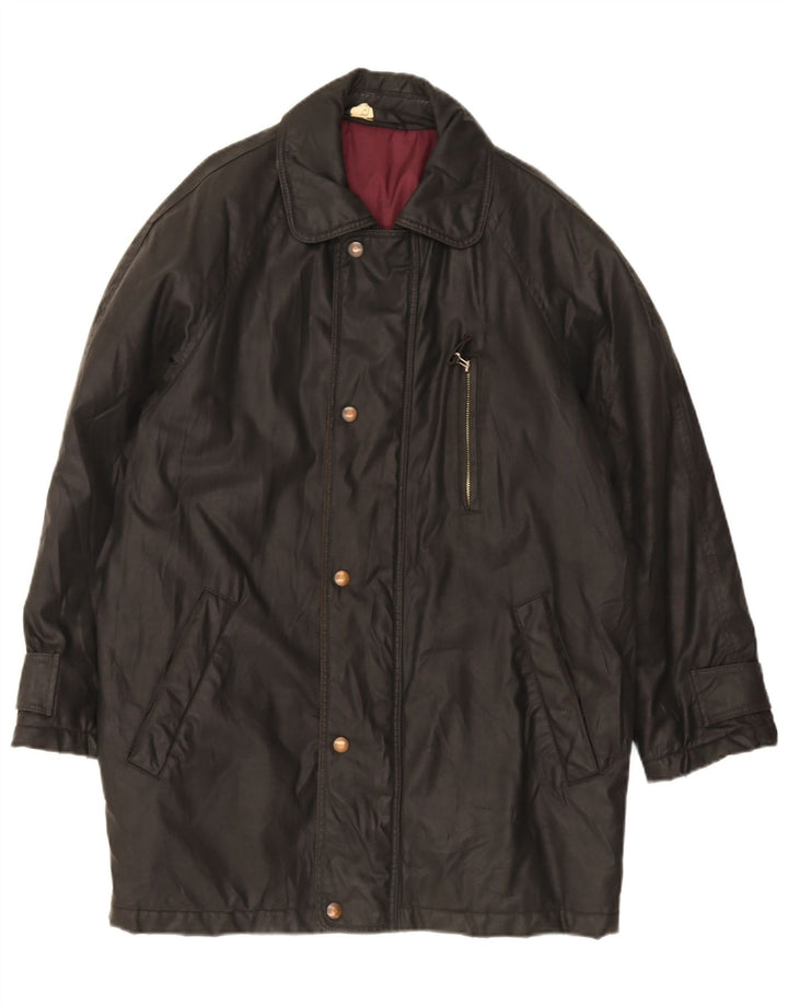 Vintage Herre Windbreaker Coat UK 42 XL Sort