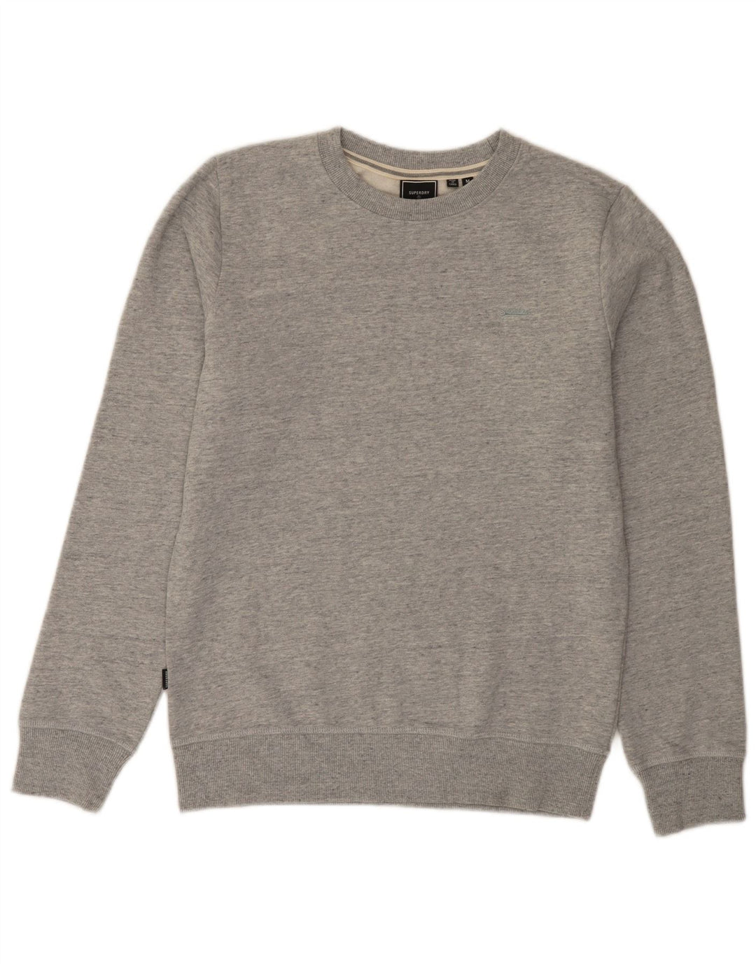 Superdry Sweatshirt-trøje til mænd Medium Grey Flecked Bomuld