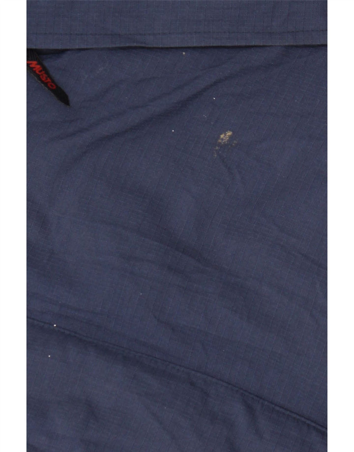 Musto Herre Windbreaker Jacket UK 38 Medium Navy Blue Nylon